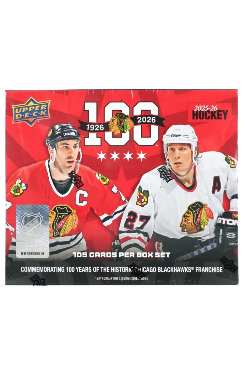 Upper Deck Chicago Blackhawks 2025-26 Upper Deck Centennial (105 Cards) Box Set, Main, color, Multi-Color