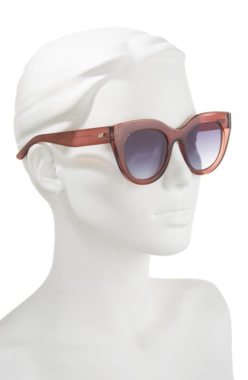 Le Specs Air Heart 51mm Gradient Cat Eye Sunglasses In Brown