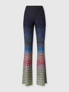 Missoni Dégradé Viscose Lamé Flare Trousers