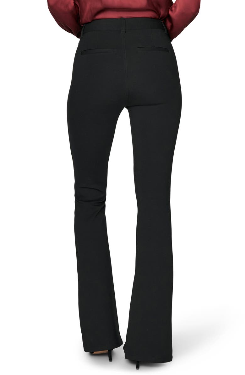 PAIGE Winona High Waist Split Leg Flare Pants, Alternate, color, Black