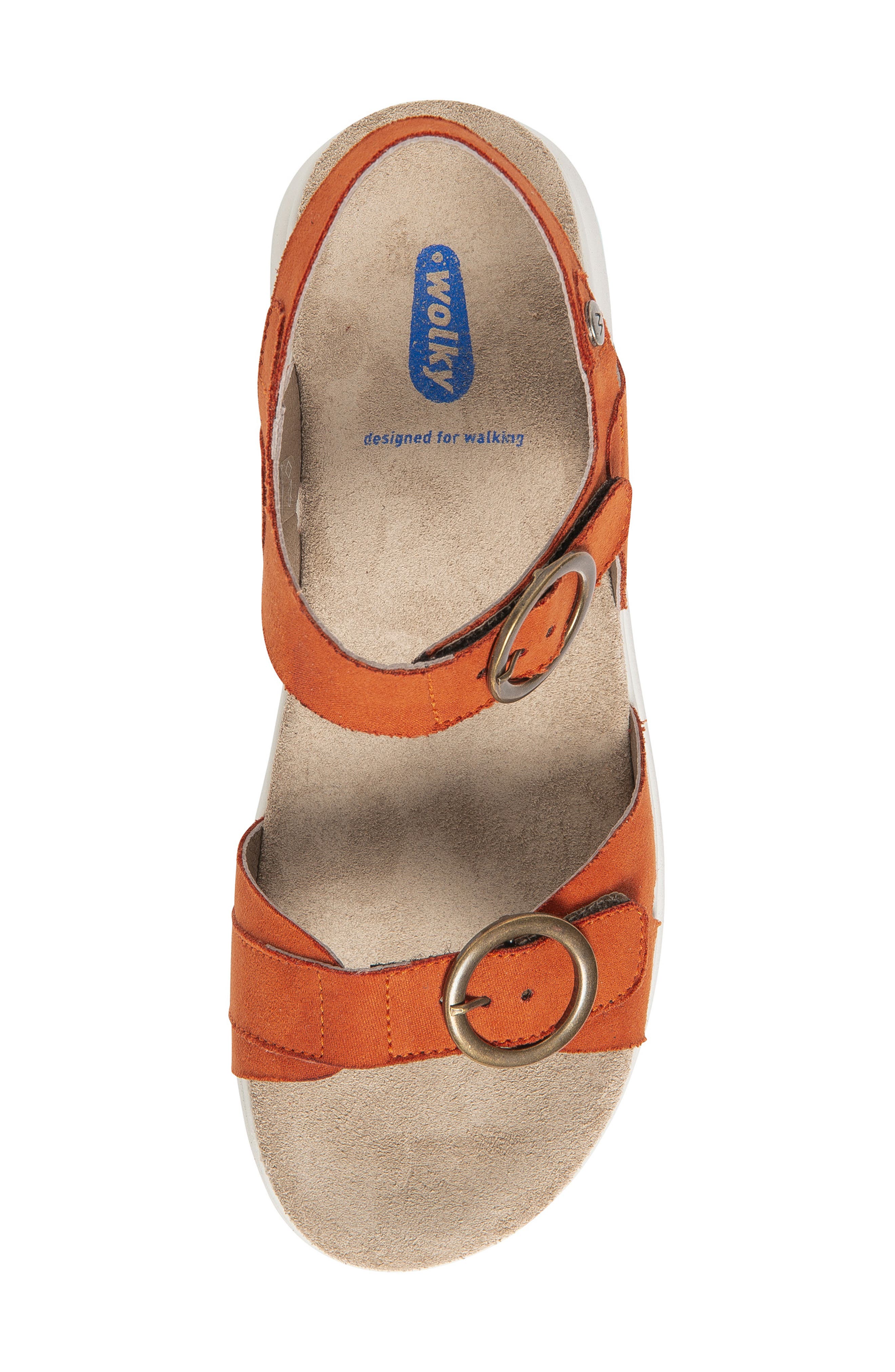 Voyage Ankle Strap Sandal, Alternate, color, BRICK