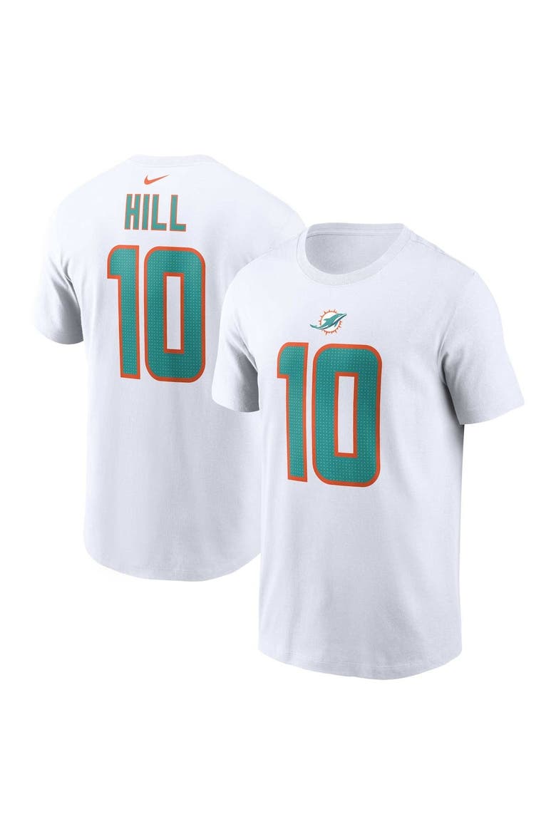 Men's Nike Tyreek Hill  White Miami Dolphins  Player Name & Number T-Shirt, Main, color, White