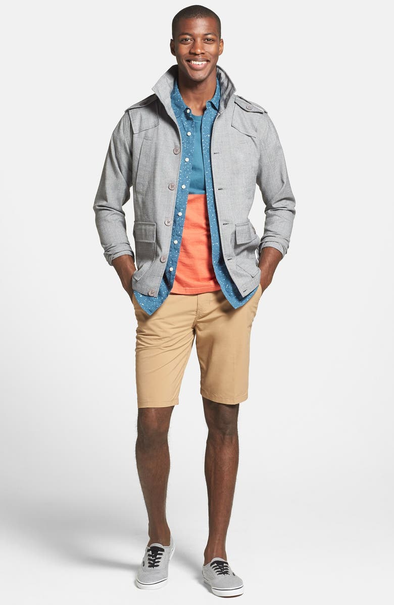 Kane & Unke 'Backbone' Herringbone Military Jacket, Alternate, color,