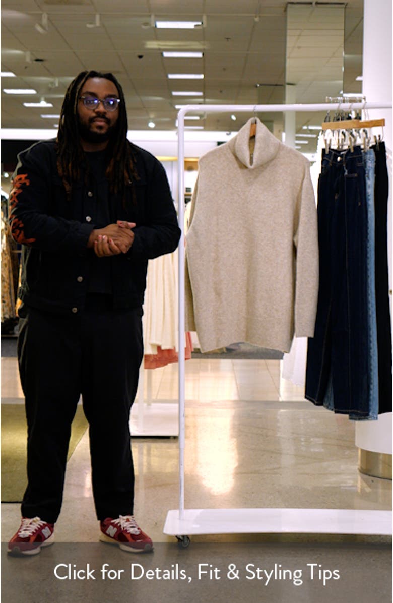 Oversize Turtleneck Sweater, sales video thumbnail