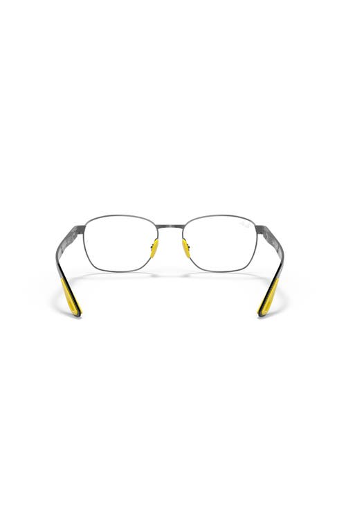 Ray Ban Ray-ban 54mm Rectangle Optical Glasses In Black