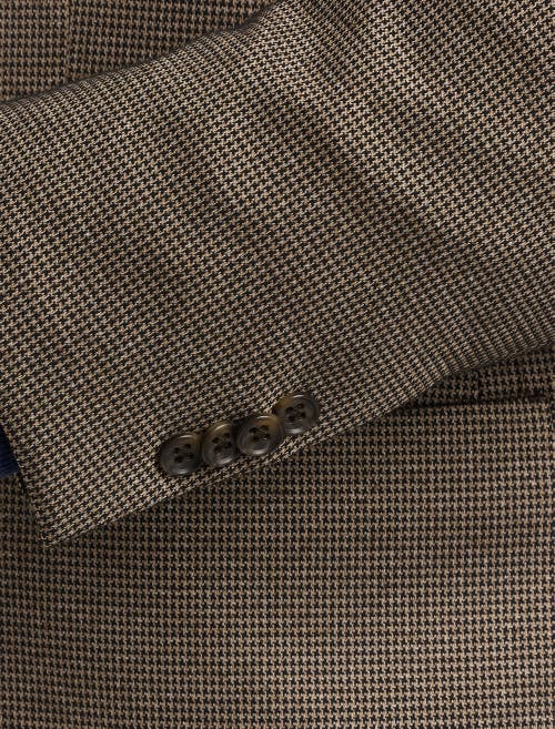 Jv Reflex Houndstooth Sport Coat In Brown