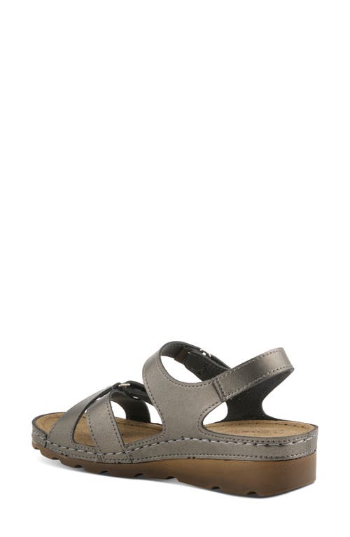Flexus By Spring Step Strappy Sandal In Chrome
