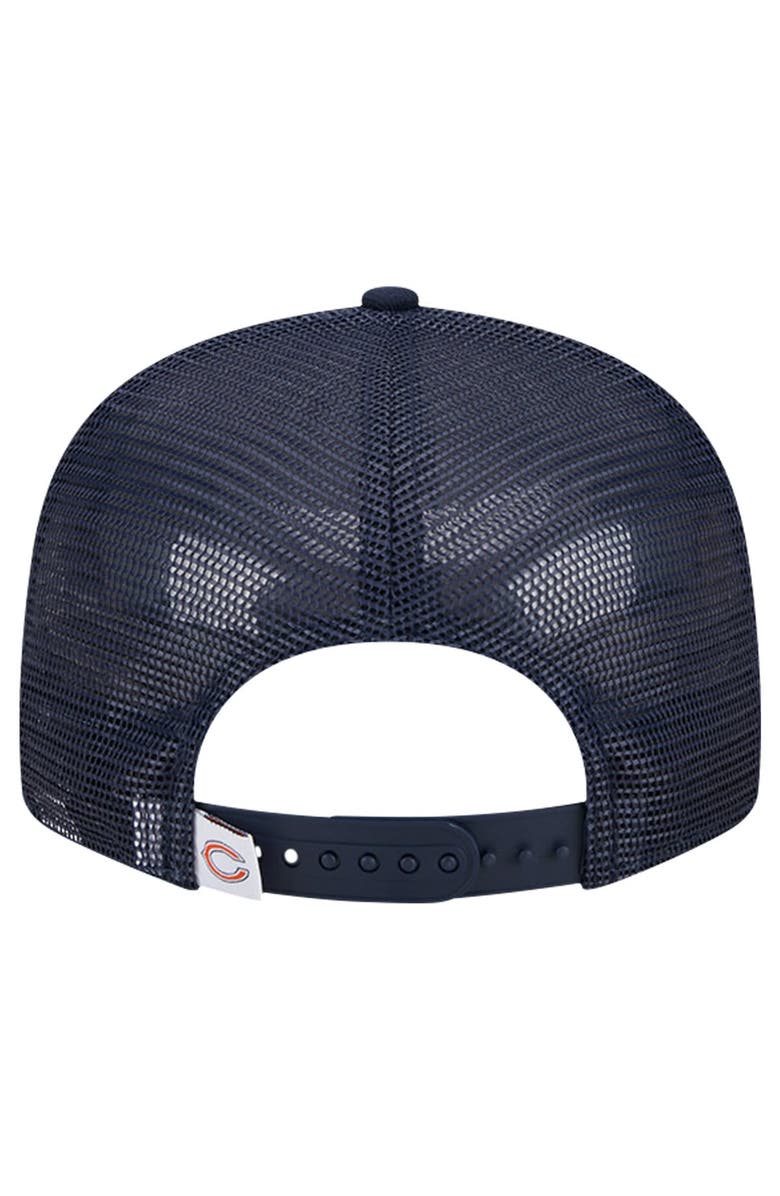 New Era Men's New Era Navy Chicago Bears Main Trucker 9FIFTY Snapback Hat, Alternate, color, 
