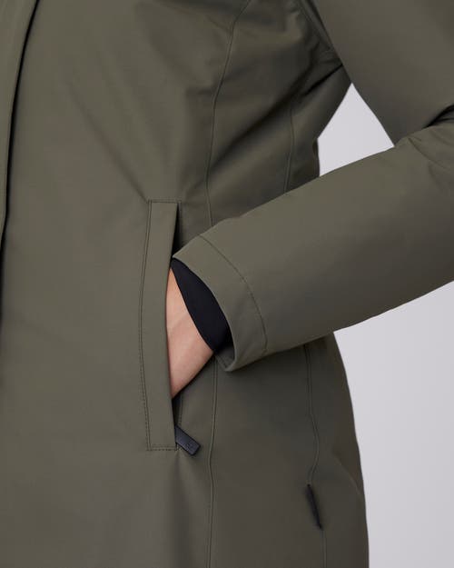 Quartz Co. Fermont | Hooded Down Winter Jacket In Olive
