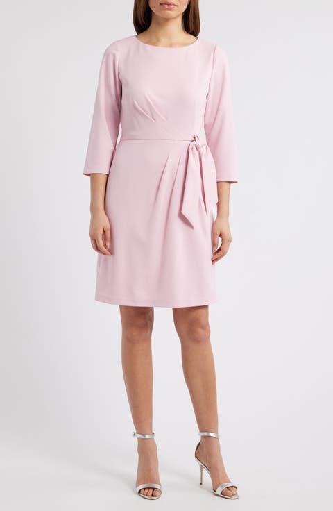 ★Tahari ASL☆無地♪スクープネック♪そでなし♪タイ♪ドレス Women's Tahari ASL Dresses | Nordstrom