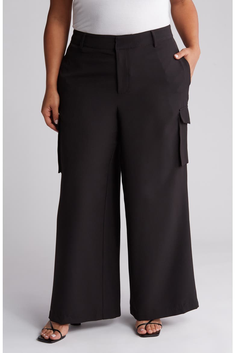Aaliyah Cargo Pants, Main, color, BLACK
