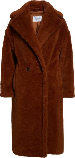 Max Mara Tedgirl Oversize Double Breasted Alpaca Blend Coat