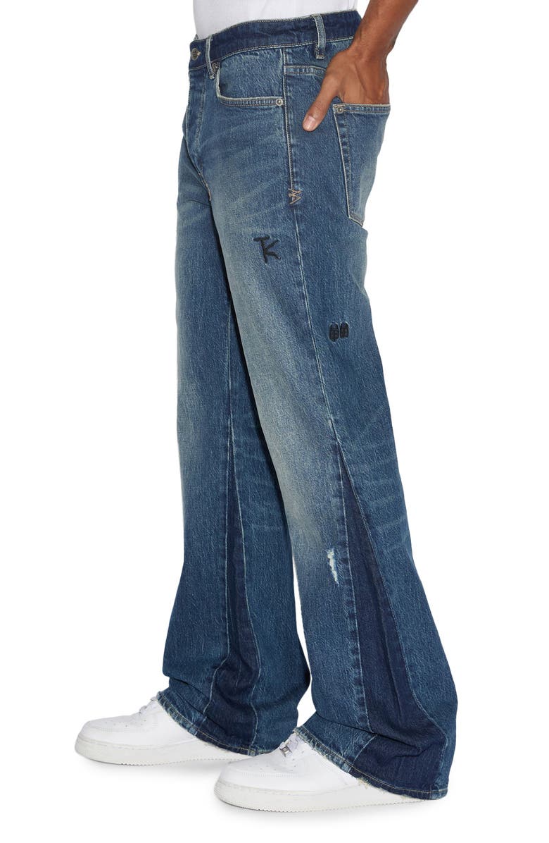 Ksubi Bronko Trip Bootcut Jeans, Alternate, color, 