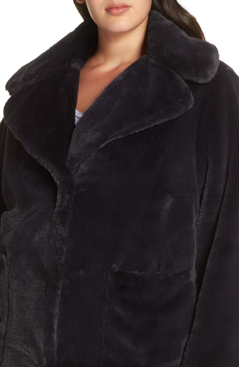 RACHEL Rachel Roy Faux Fur Coat, Alternate, color,