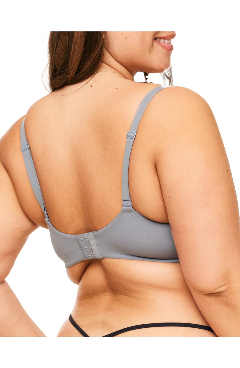 Adore Me Janelle Contour Demi Bra, Alternate, color, Dark Grey