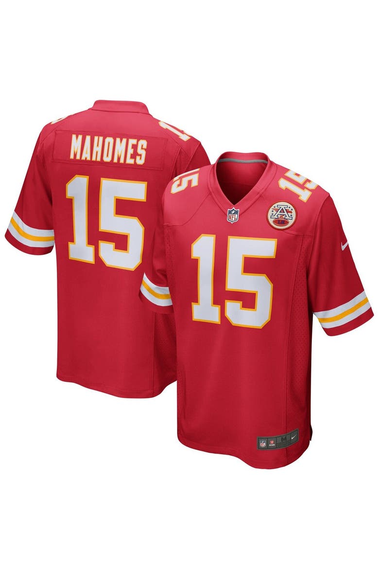 Men's Nike Patrick Mahomes Red Kansas City Chiefs Game Jersey, Main, color, Red