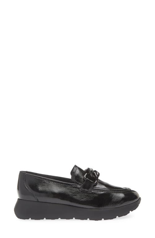 Paul Green Cleo Wedge Loafer In Black
