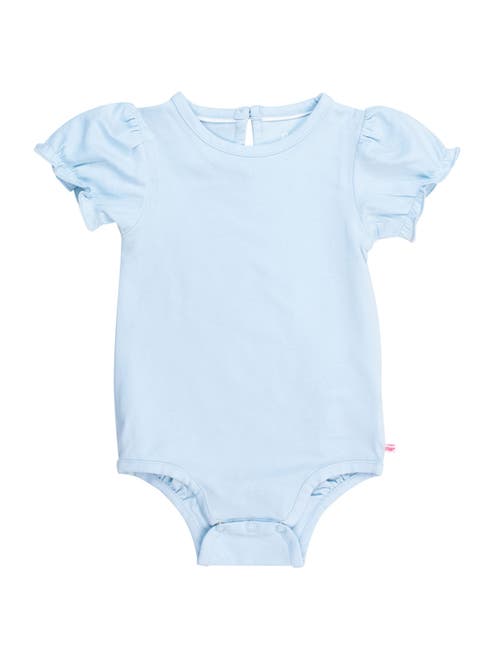 Rufflebutts Baby/toddler Girls Knit Puff Short Sleeve Bodysuit