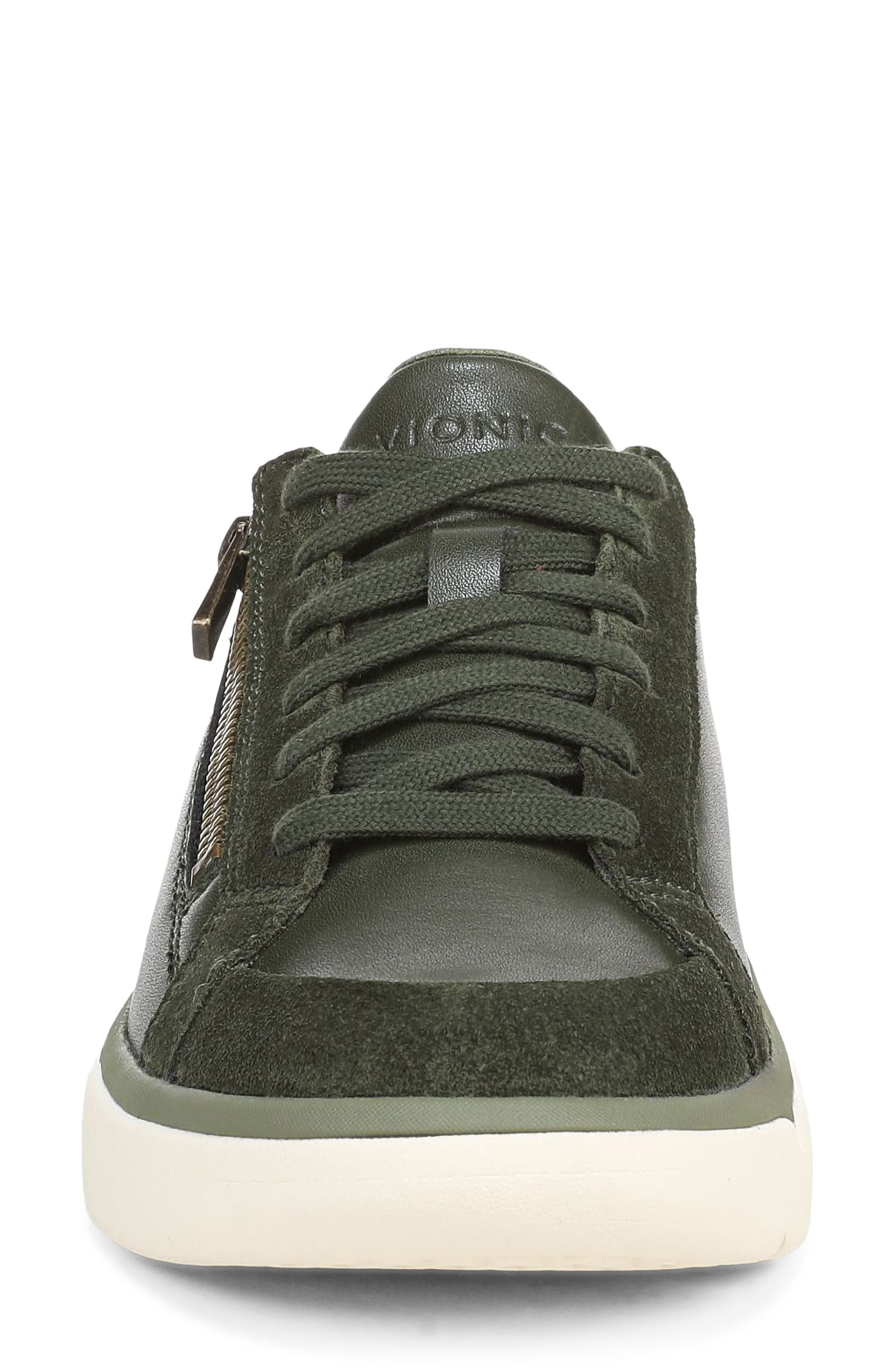 City Walk Axis Sneaker, Alternate, color, OLIVE MOSS LEATHER
