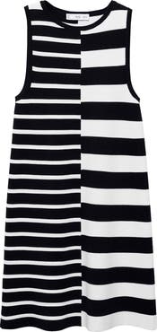 MANGO Mixed Stripe Sweater Dress