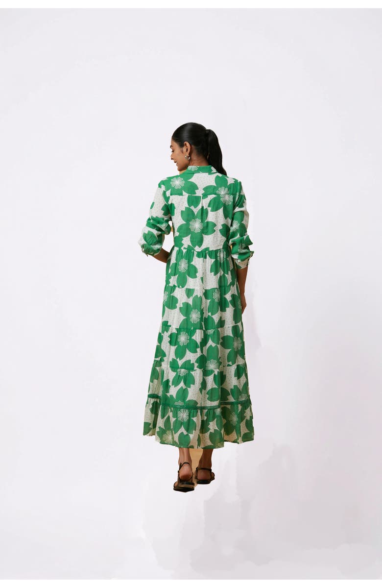 Ro's Garden Jinette Maxi Dress, Alternate, color, Green Akari