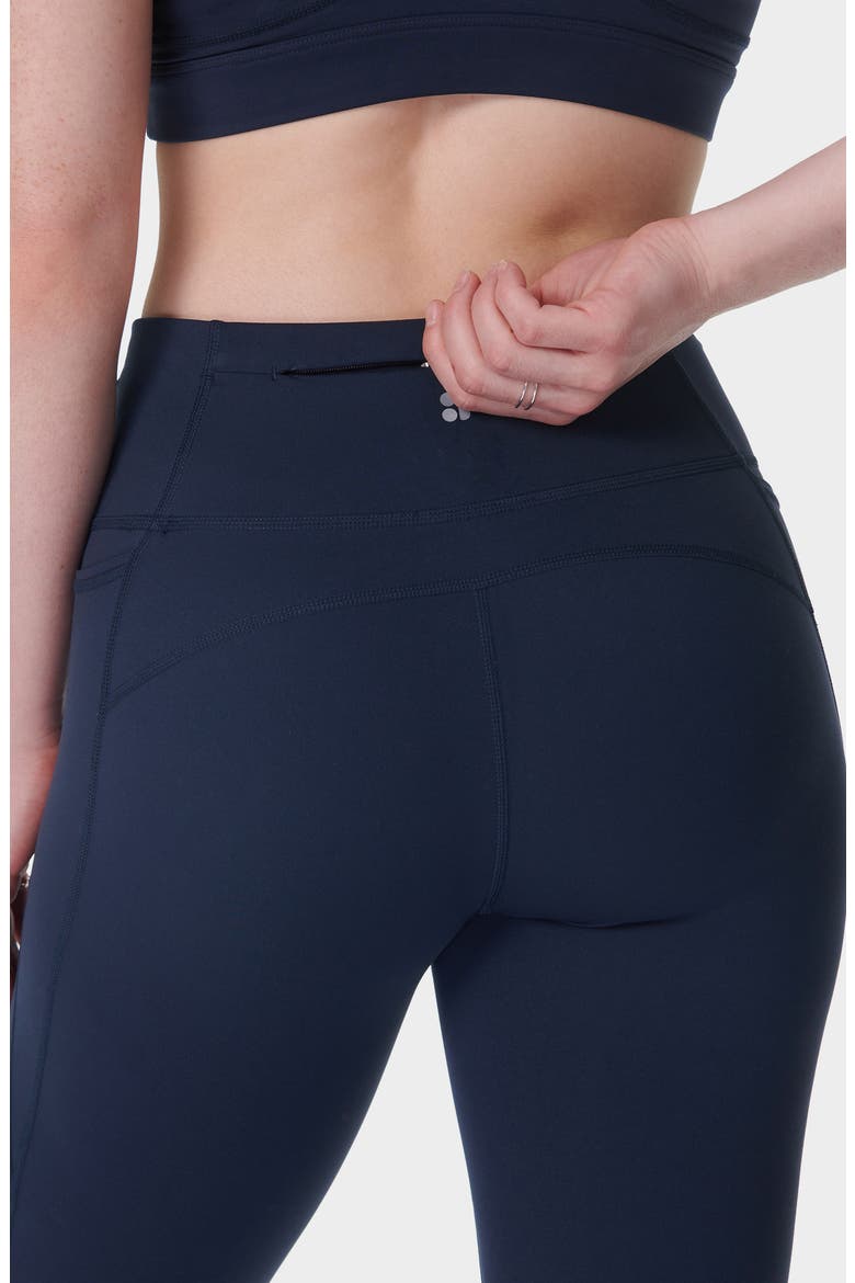 Power Workout Bootcut Leggings, Alternate, color, NAVY BLUE