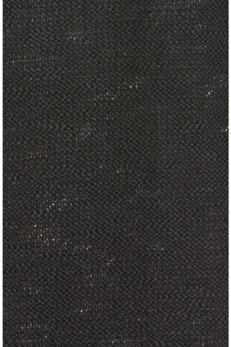 Open Front Slub Cardigan, Alternate, color, BLACK THEO MARL