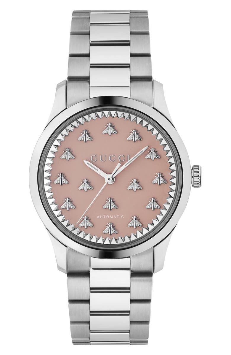 Gucci Bee Automatic Bracelet Watch, 38mm, Alternate, color, 