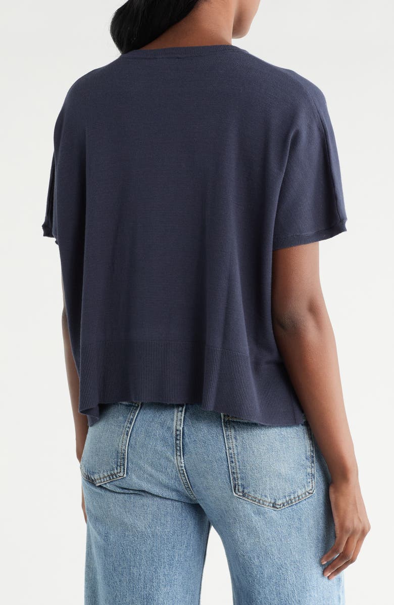 Splendid Jillian Short Sleeve Sweater, Alternate, color, 