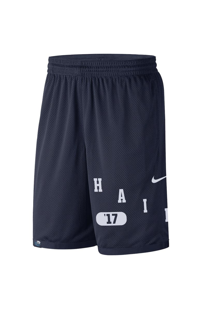 Nike Men's Nike Navy Michigan Wolverines Wordmark Performance Shorts, Alternate, color,