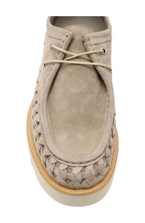 Allsaints Skiff Woven Suede Derby Shoes