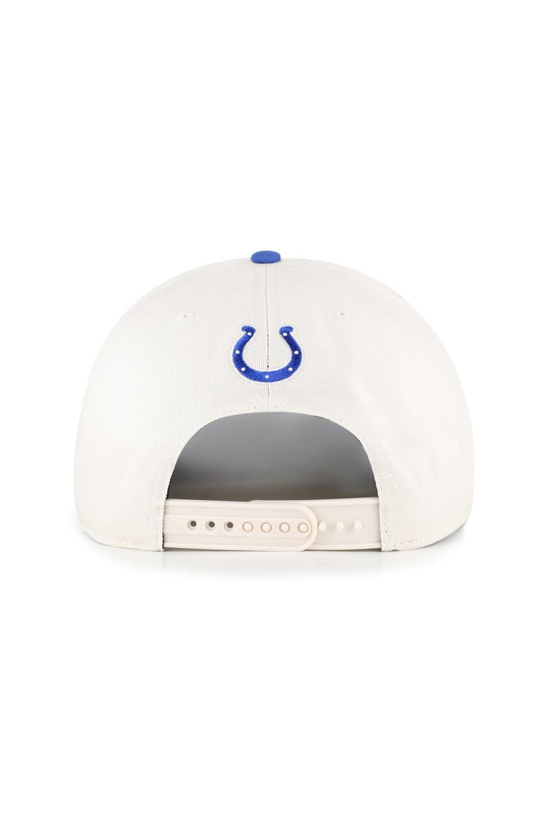 Women's '47 Natural Indianapolis Colts Rope Script Hitch Adjustable Hat, Alternate, color, Natural