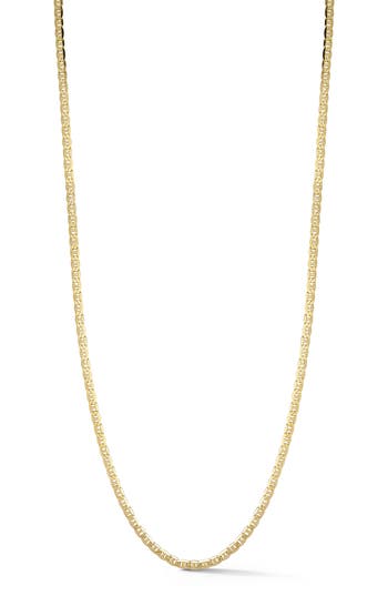 Yield Of Men 4mm Mariner Chain Necklace In Gold
