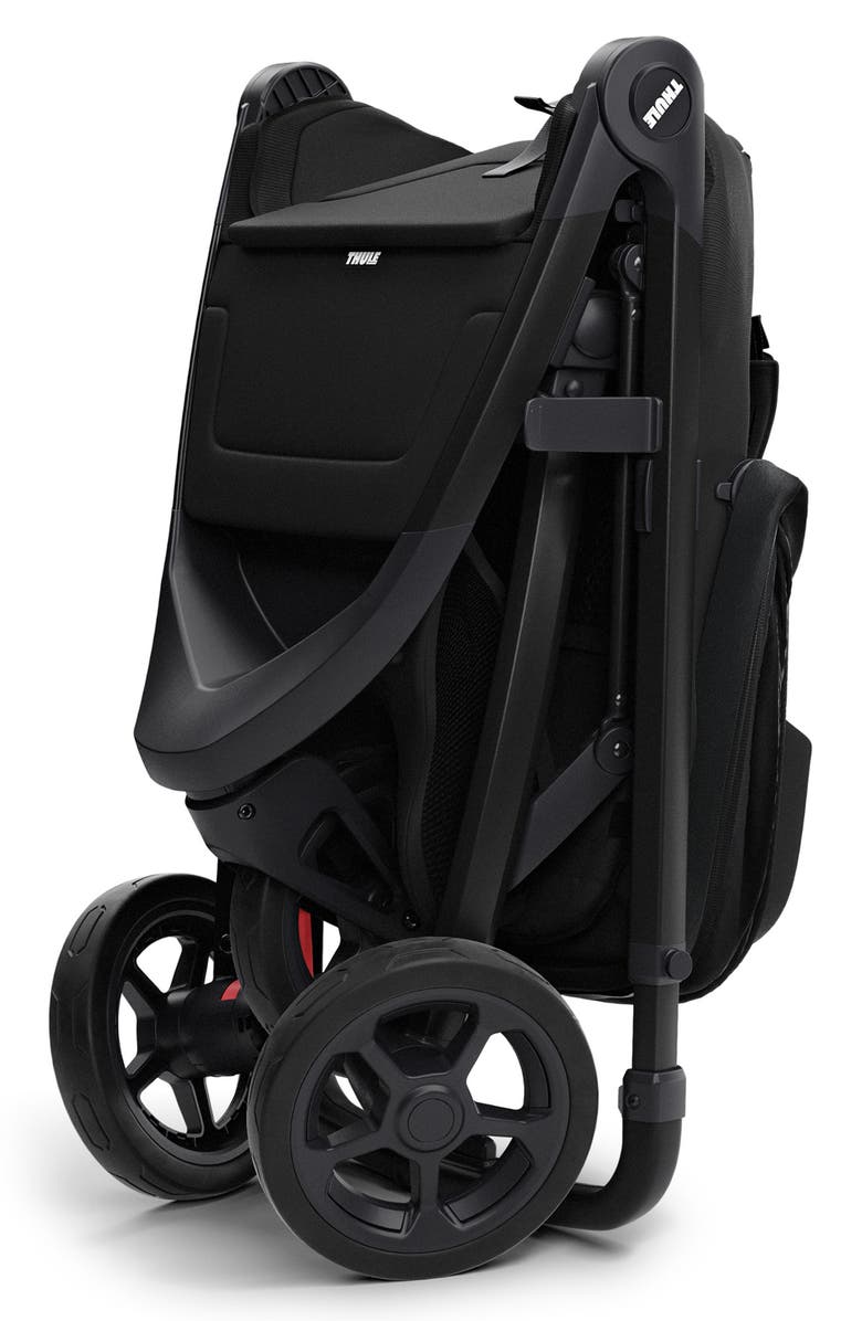 Thule Spring Stroller with Snack Tray, Alternate, color, Black