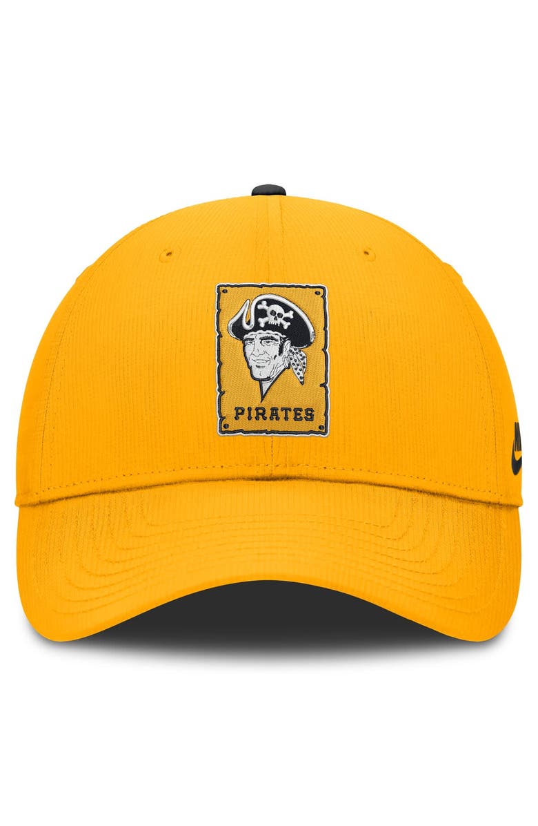Nike Men's Nike Gold Pittsburgh Pirates Cooperstown Club Dri-FIT Adjustable Hat, Alternate, color, Gold