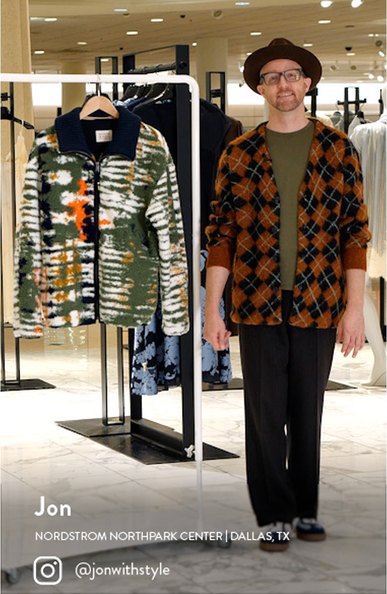 Jacquard Tie Dye Fleece Jacket, sales video thumbnail