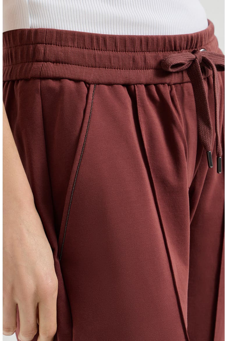 Track trousers with monili, Alternate, color, Red