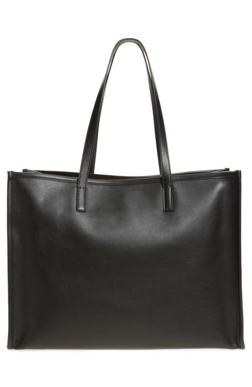 Alexander Mcqueen T-bar Pendant Tote In Black/silver
