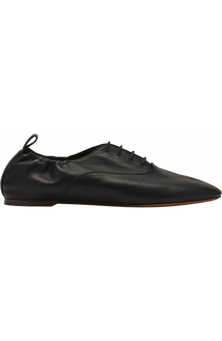 Lanvin Lace-Up Leather Slippers, Main, color,