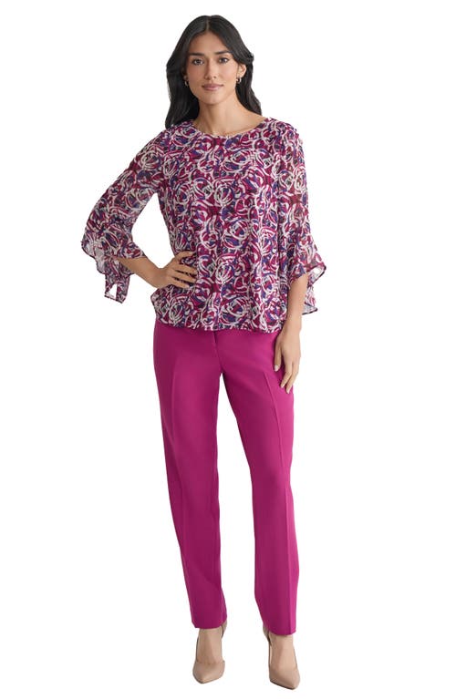 Kasper Ruffle Sleeve Top
