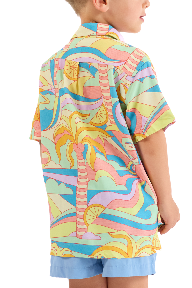 The Paradiso - Boys Hawaiian Shirt, Alternate, color, Yellow