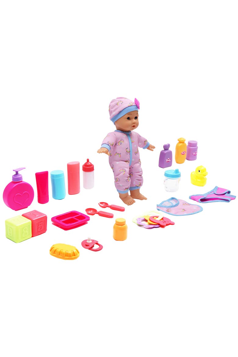 12 Inch  Baby Doll Starter Set 22 pieces, Ages 2+, Alternate, color, Multicolored