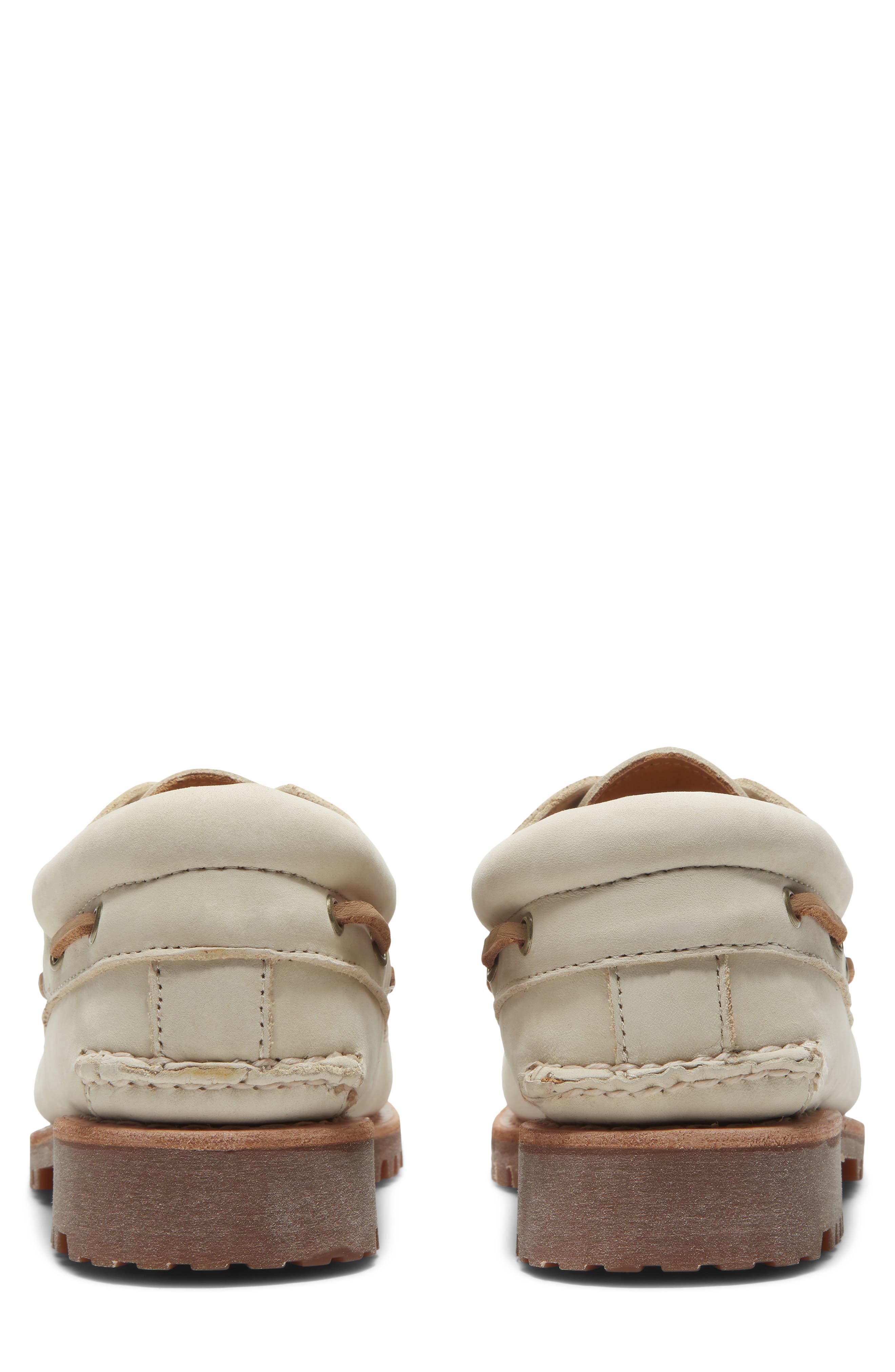 Authentic Boat Shoe, Alternate, color, LIGHT BEIGE NUBUCK