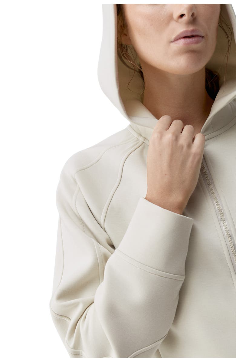 Born Living Yoga Elsa Performance Sport Sweatshirt, Alternate, color, Winter Ecru