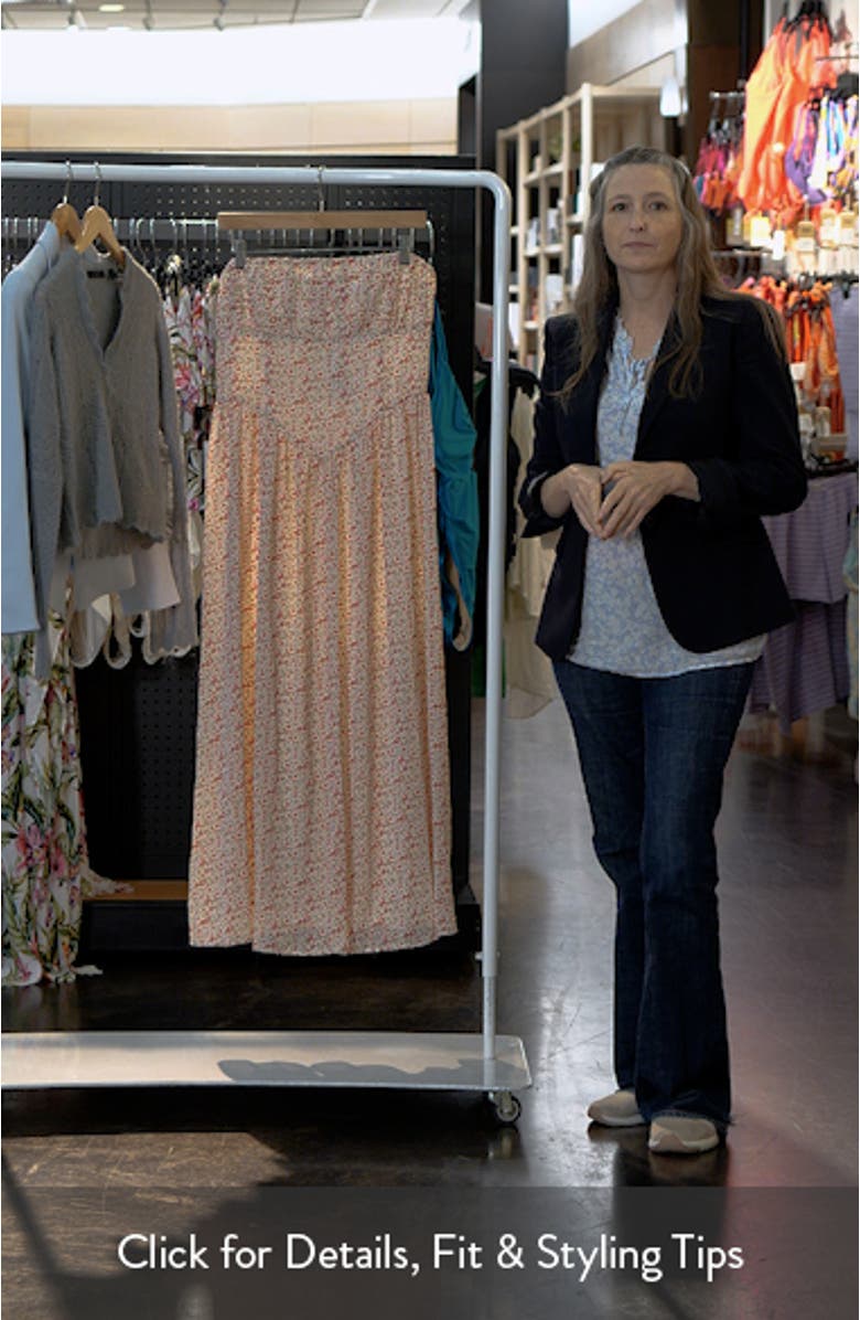 Jody Strapless Maxi Dress, sales video thumbnail