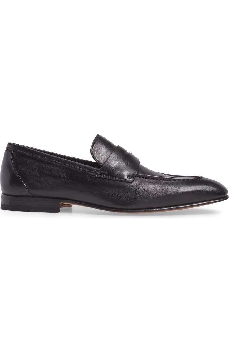 Santoni Gannon Penny Loafer, Alternate, color,