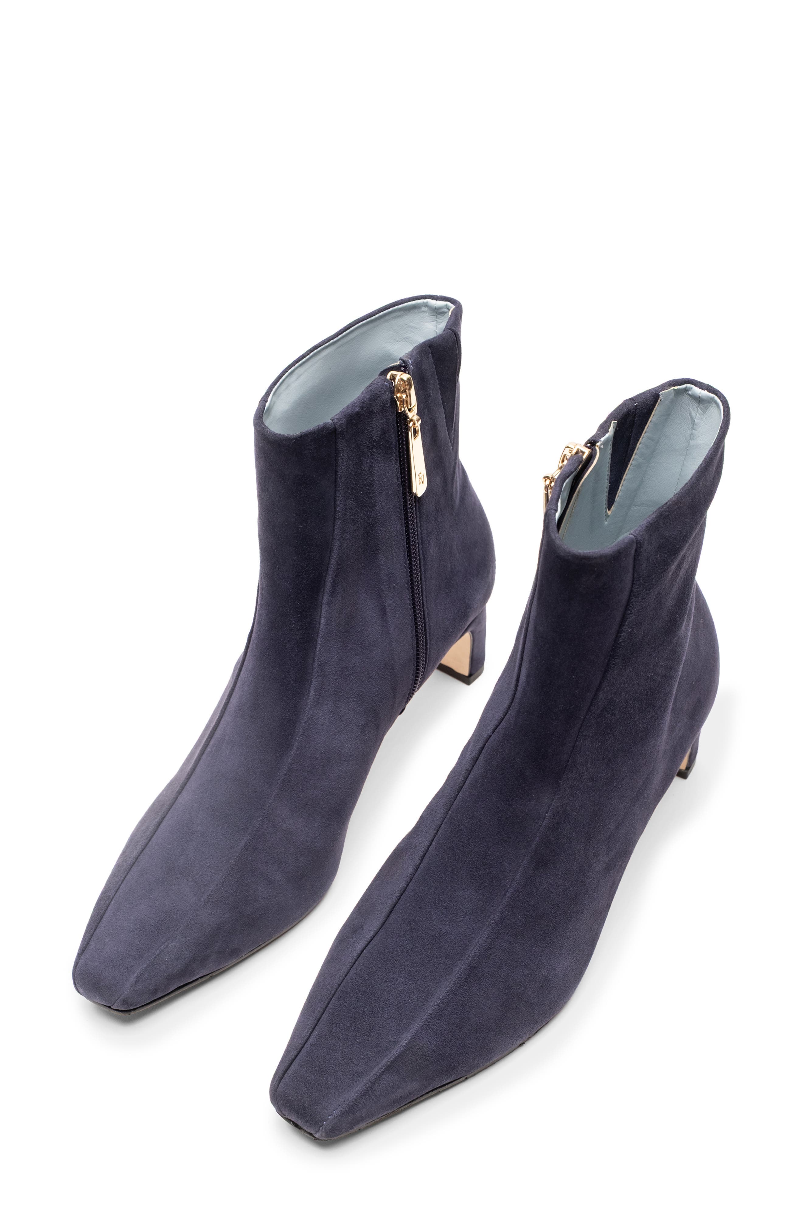 Marianne Suede Bootie, Alternate, color, NAVY