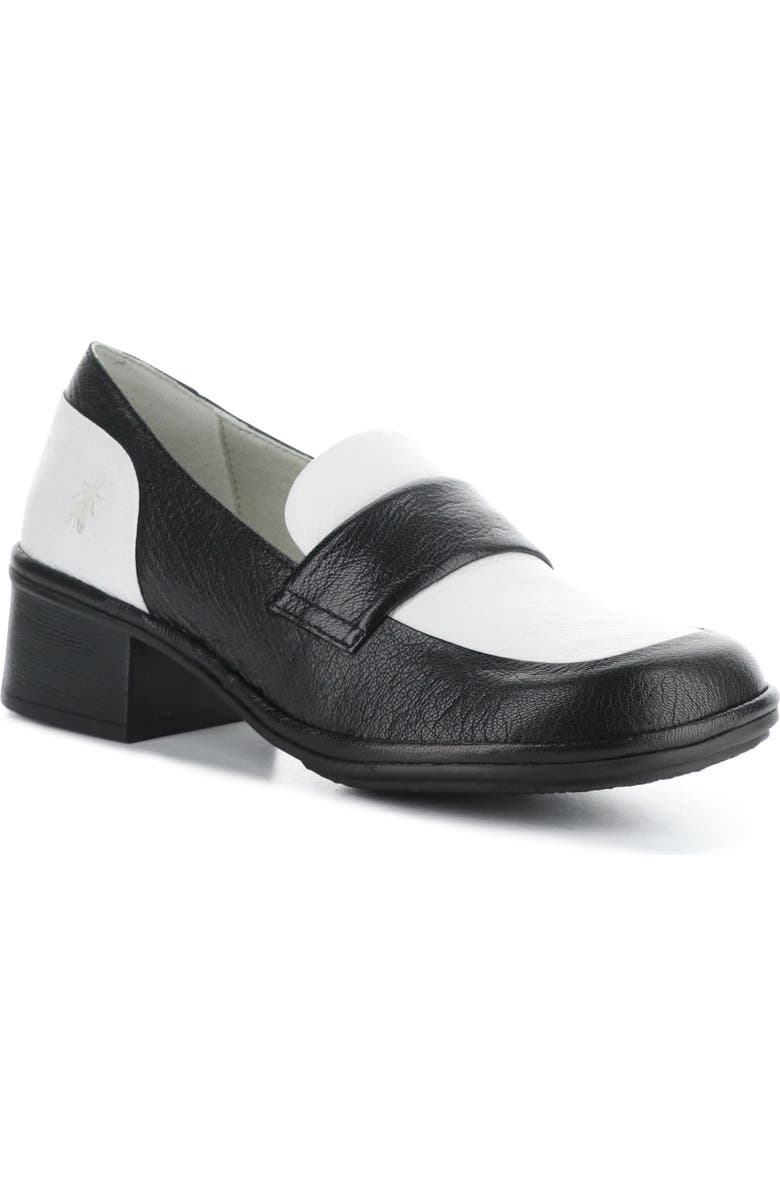 Fly London Elam Block Heel Loafer, Main, color,