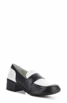 Fly London Elam Block Heel Loafer