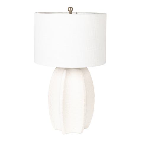 Table Lamp with Sculpted Edge